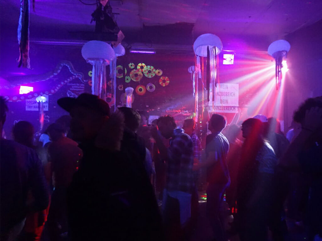 Unterwasserdeko im P8 Karlsruhe